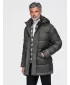 Pánska zimná bunda OMBRE OM-JALJ-0263 DARK OLIVE