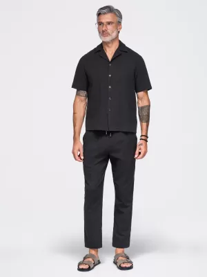 Pánska košeľa OMBRE OM-SHSS-0221 BLACK