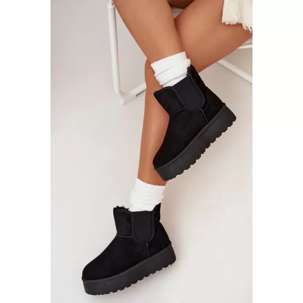  Dámske snehule BOTO 25BT26-9243 BLACK 