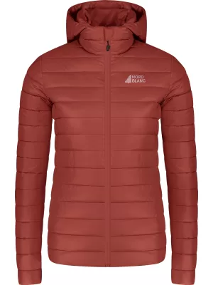 Dámska prešívaná bunda NORDBLANC NIMBUS WJL8395 HNEDÁ