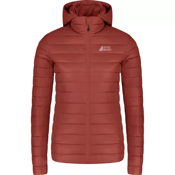  Dámska prešívaná bunda NORDBLANC NIMBUS WJL8395 HNEDÁ 