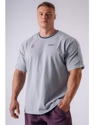Pánske tričká NEBBIA OLYMPIA MUSCLE COVER 942 LIGHT GREY