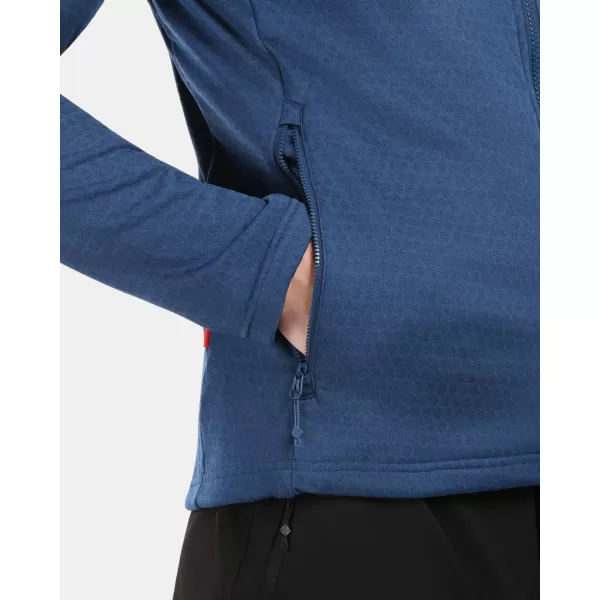  Pánska fleece mikina KILPI SEVELEN-M 1M0202KI TMAVO MODRÁ 