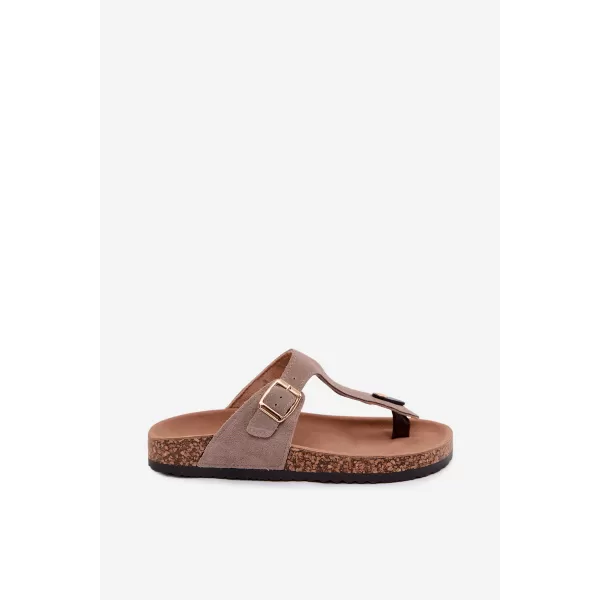  Dámske žabky BOTO 26SD21-101 BEIGE 