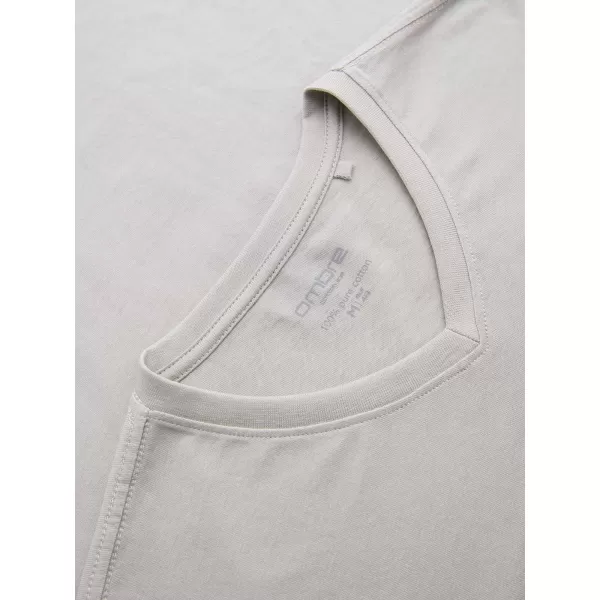  Pánske tričko OMBRE OM-LSBL-0143 LIGHT BEIGE 