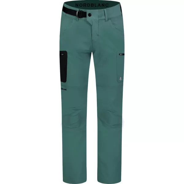 Pánske outdoorové nohavice NORDBLANC SCRAMBLE NBSPM8359 ZELENÁ 