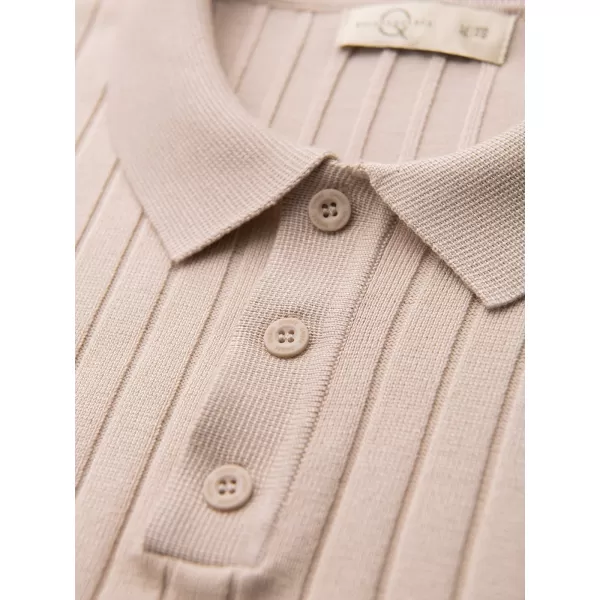 Pánske polo tričko OMBRE OM-POSS-0180 BEIGE 