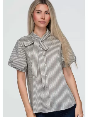 Dámska košeľa OMBRE OW-SH-E0067 BEIGE