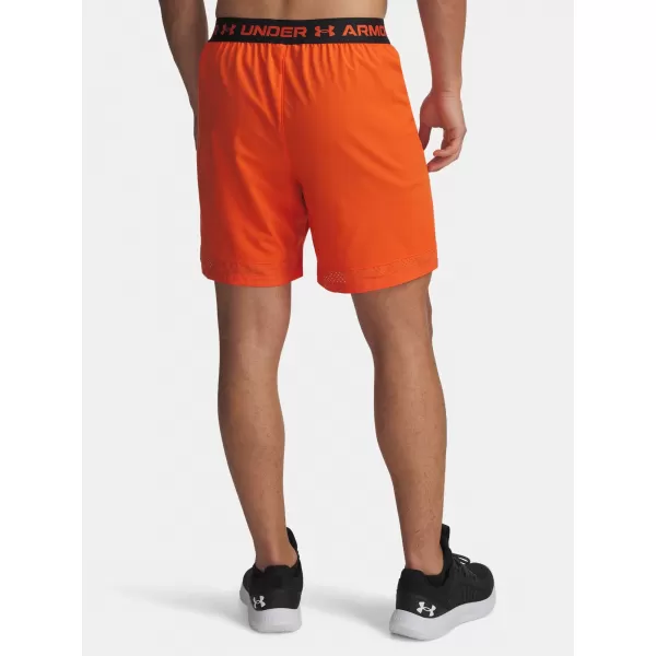  Pánske kraťasy UNDER ARMOUR VANISH WOVEN 6IN SHORTS 1373718-844 ORANŽOVÁ 