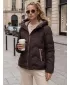 Dámska bunda DSTREET TY5944 HNEDÁ