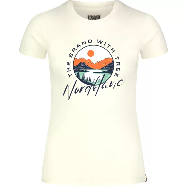  Dámske tričko NORDBLANC STARLIGHT NBSLT8176 BIELA 