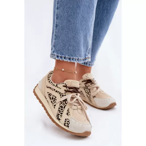  Dámske tenisky BIG STAR SHOES TT274549 BEIGE 
