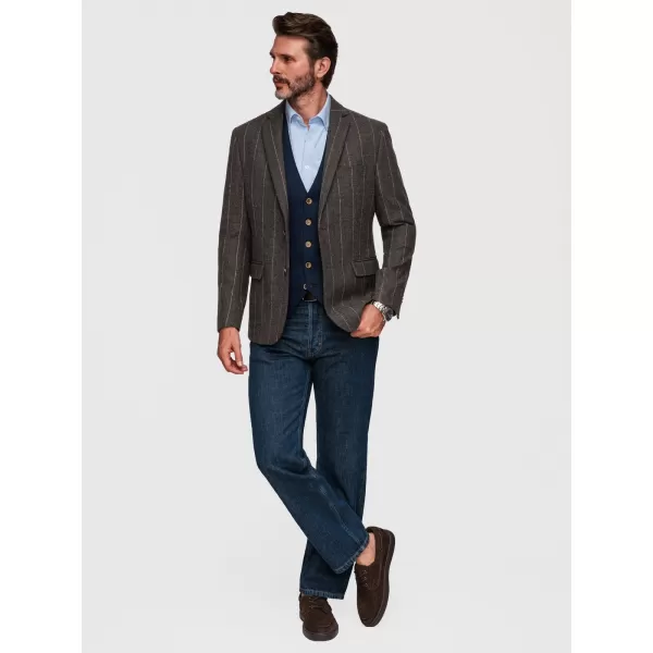  Pánske sako OMBRE M166 DARK BROWN 