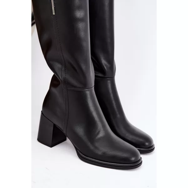  Dámske čižmy VINCEZA 67053 BLACK 