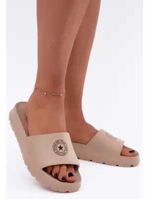 Dámske šľapky BIG STAR SHOES UU274074 SHADES OF BROWN AND BEIGE