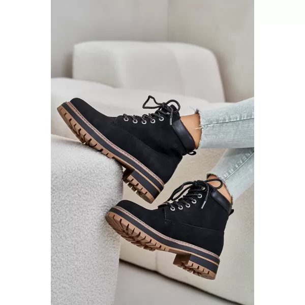  Dámske členkové topánky BIG STAR SHOES OO274A290 BLACK 