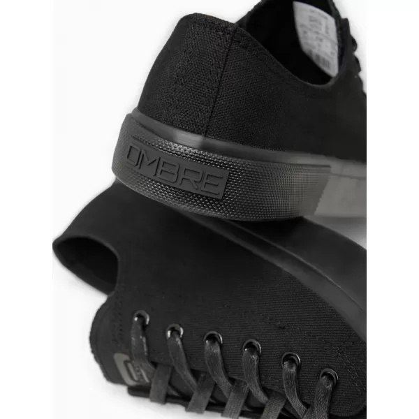  Pánske topánky OMBRE OM-FOTL-0189 BLACK 