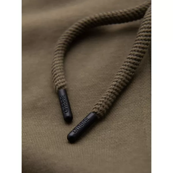  Pánska mikina OMBRE OM-SSZP-0256 OLIVE 
