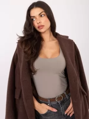 Dámsky top SUBLEVEL D12099M02803A DARK BEIGE