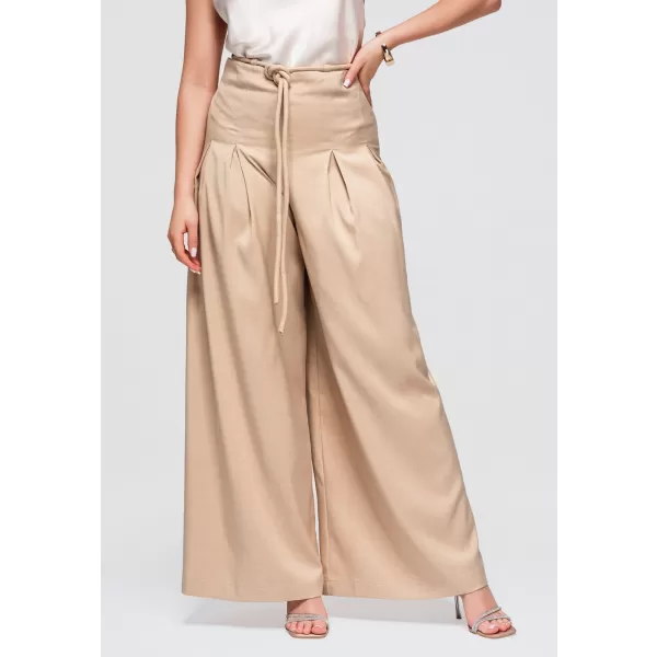  Dámske nohavice OMBRE OW-PA-E0014 TAUPE 