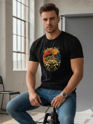 Pánske tričko DSTREET NX052R ČIERNA