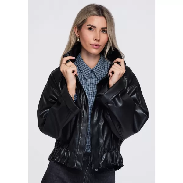  Dámska bunda OMBRE OW-JT-E0007 BLACK 