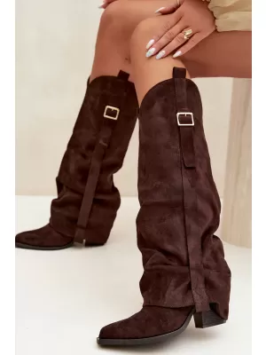 Dámske čižmy BOTO 7699A BROWN