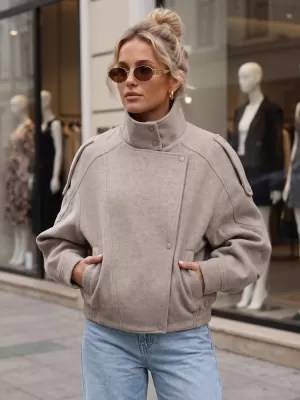 Dámska bunda DSTREET TY6033 KHAKI