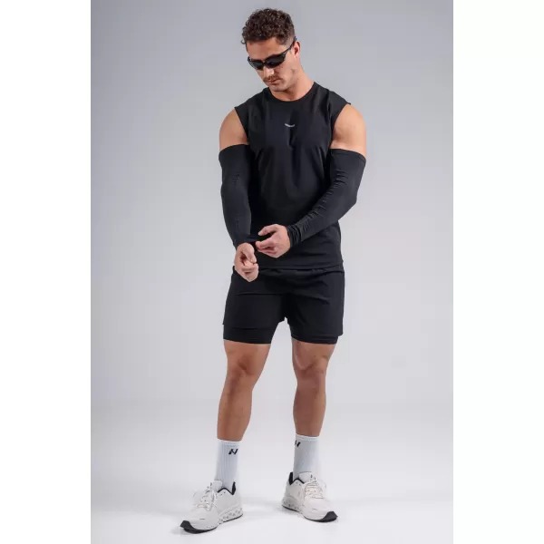  Double-Layer tréningové šortky NEBBIA PRIMAL 878 BLACK 