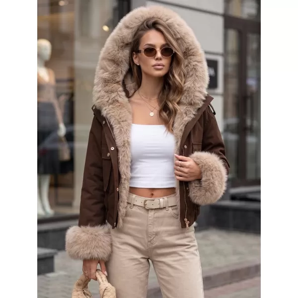  Dámska bunda DSTREET TY5836 HNEDÁ 