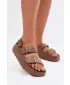 Dámske sandále BIG STAR SHOES TT274A035 BROWN/BEIGE