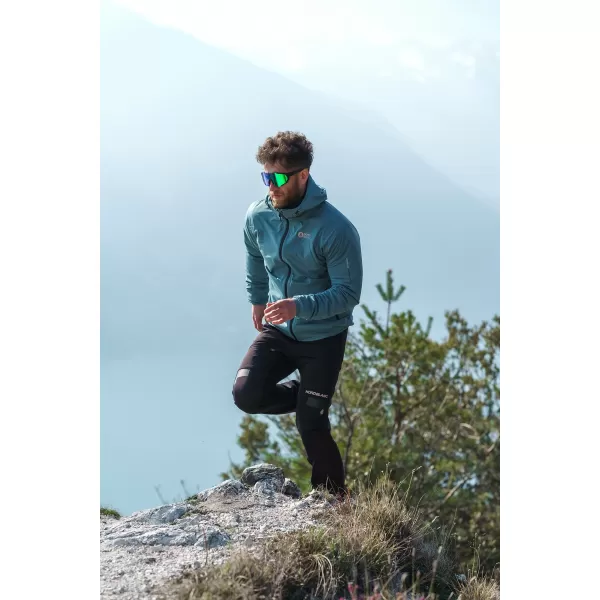  Pánske nepremokavé multi-šport nohavice NORDBLANC RIDGEWALK NBSPM8325 ČIERNA 