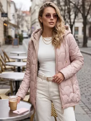 Dámska bunda DSTREET TY5804 RUŽOVÁ