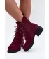 Dámske členkové topánky VINCEZA 67044 BURGUNDY
