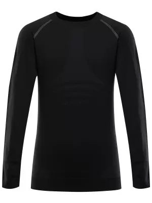 Detské funkčné tričko ALPINE PRO AMBOSO BLACK
