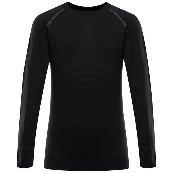  Detské funkčné tričko ALPINE PRO AMBOSO BLACK 