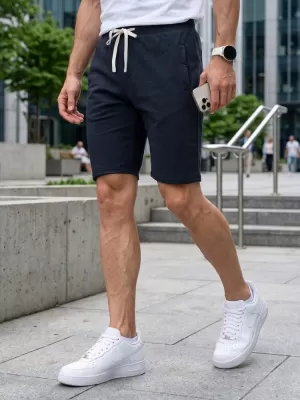 Pánske kraťasy DSTREET SX2626 TMAVO MODRÁ