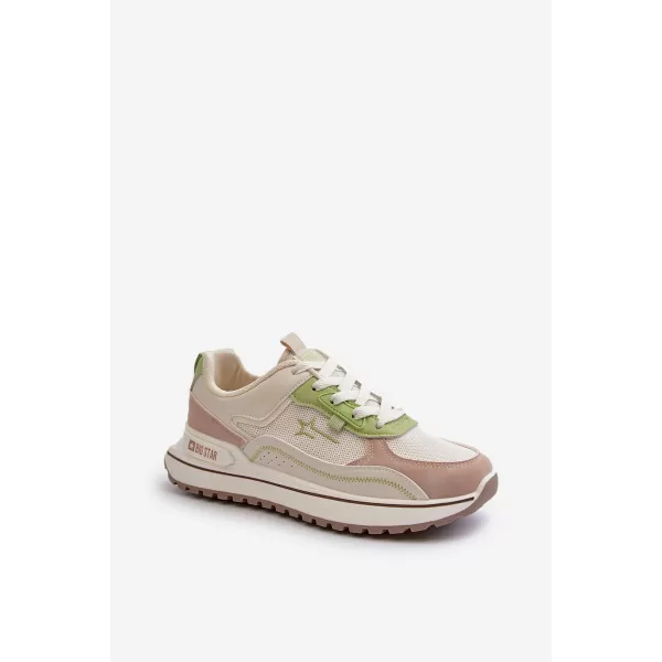 Dámske tenisky BIG STAR SHOES NN274A091 BEIGE 