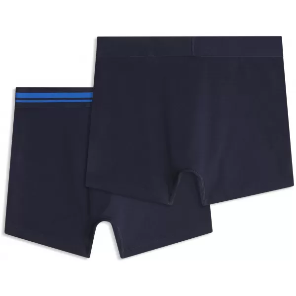 Pánske boxerky PUMA MEN EVERYDAY PLACED LOGO BOXER 2P 93847619 NAVY/BLUE 