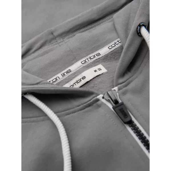  Pánska mikina OMBRE OM-SSBZ-0272 GREY 