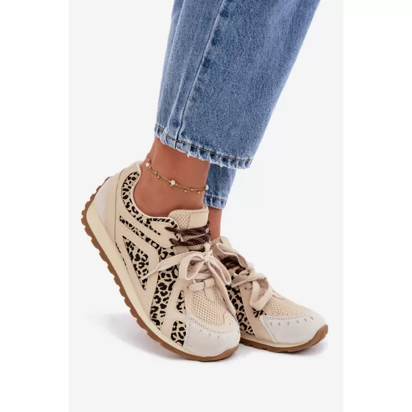  Dámske tenisky BIG STAR SHOES TT274549 BEIGE 