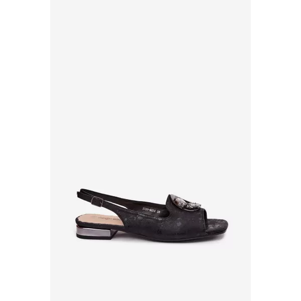  Dámske sandále S.BARSKI KV61-6024 BLACK 