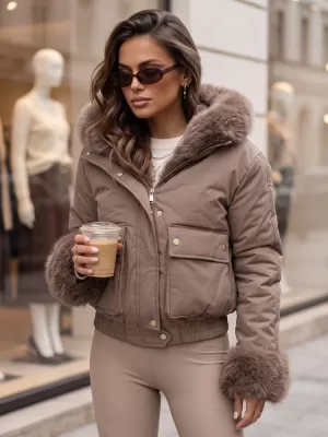 Dámska bunda DSTREET TY5997 FANGO