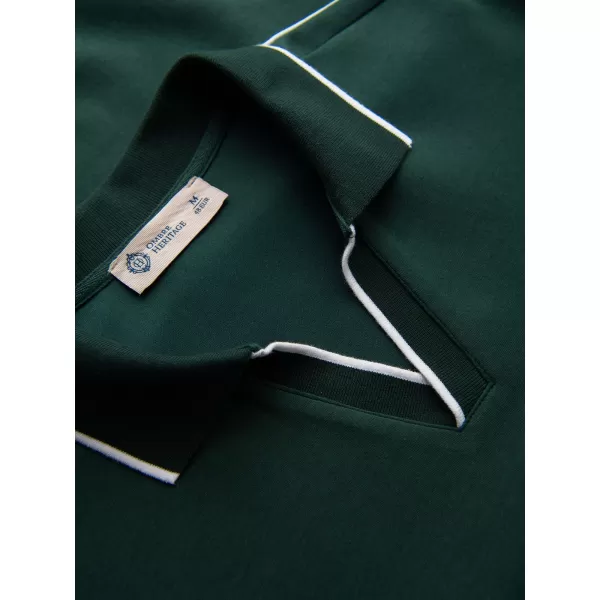  Pánska mikina OMBRE OM-SSNZ-0268 DARK GREEN 