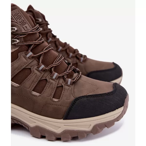  Pánske topánky BIG STAR SHOES UU174316 BROWN/BEIGE SHADOWS 
