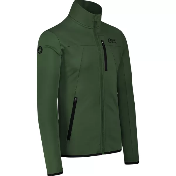  Pánska powerfleece mikina NORDBLANC MORASS NBSFM8335 ZELENÁ 