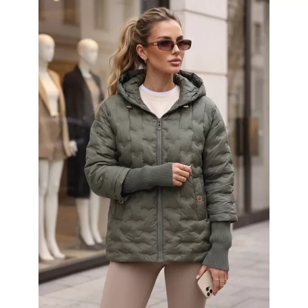  Dámska bunda DSTREET TY5869 ZELENÁ 