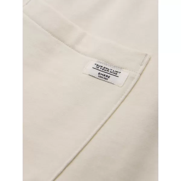  Pánske tepláky OMBRE OM-PABS-0304 CREAM 
