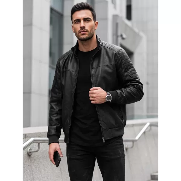  Pánska bunda DSTREET TX5141 ČIERNA 