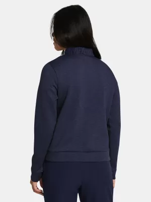 Dámska mikina UNDER ARMOUR UA DRIVE MIDLAYER CREW 1387143-410 MODRÁ